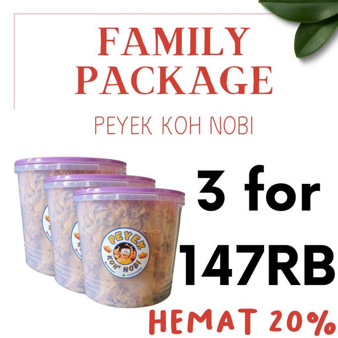 

Peyek Viral Koh NOBI Paket Family