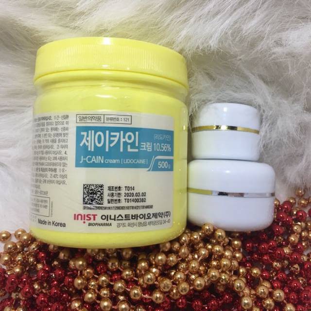 Anestesi cream jcain j cain 10gram asli korea krim kebas