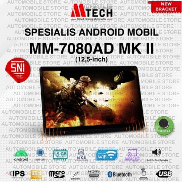 MTECH HEADREST CLIP ON ANDROID 12 INCH