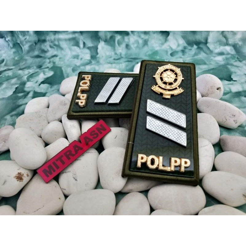 Pangkat Pdh Pol pp 2B Kain Akrilik
