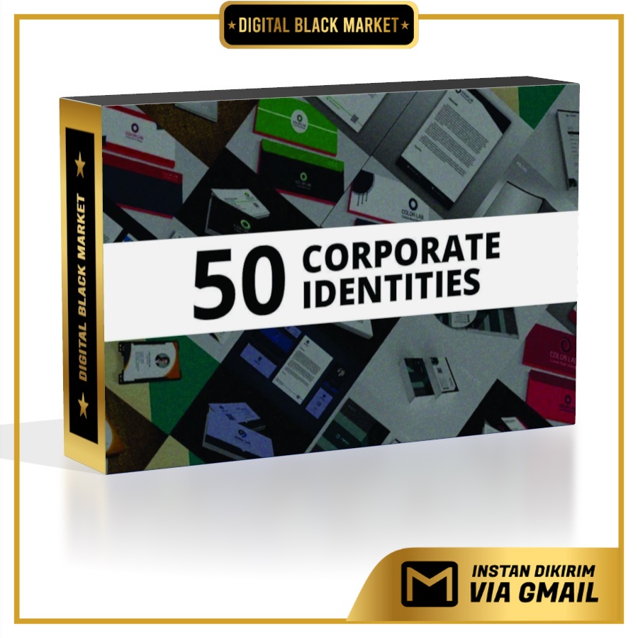 50 Corporate Identities Bundle- Photoshop &amp; Illustrator - Business Branding