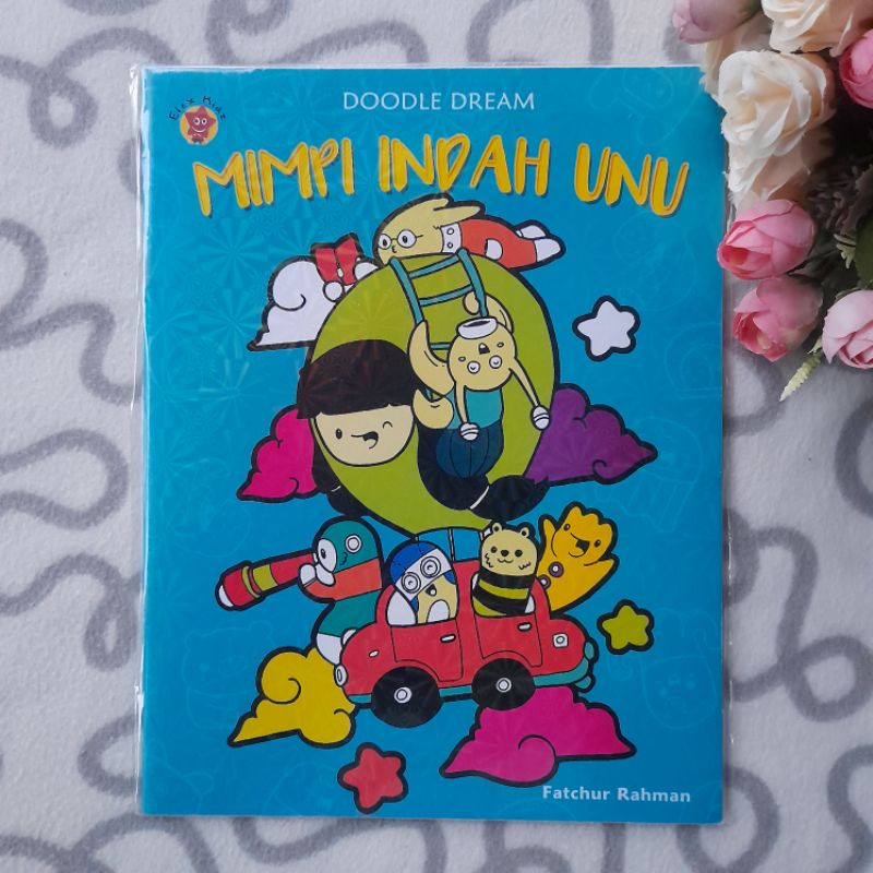 doodle dream: mimpi indah unu buku mewarnai coloring book