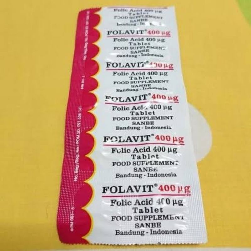 Folavit 400mcg Asam Folat