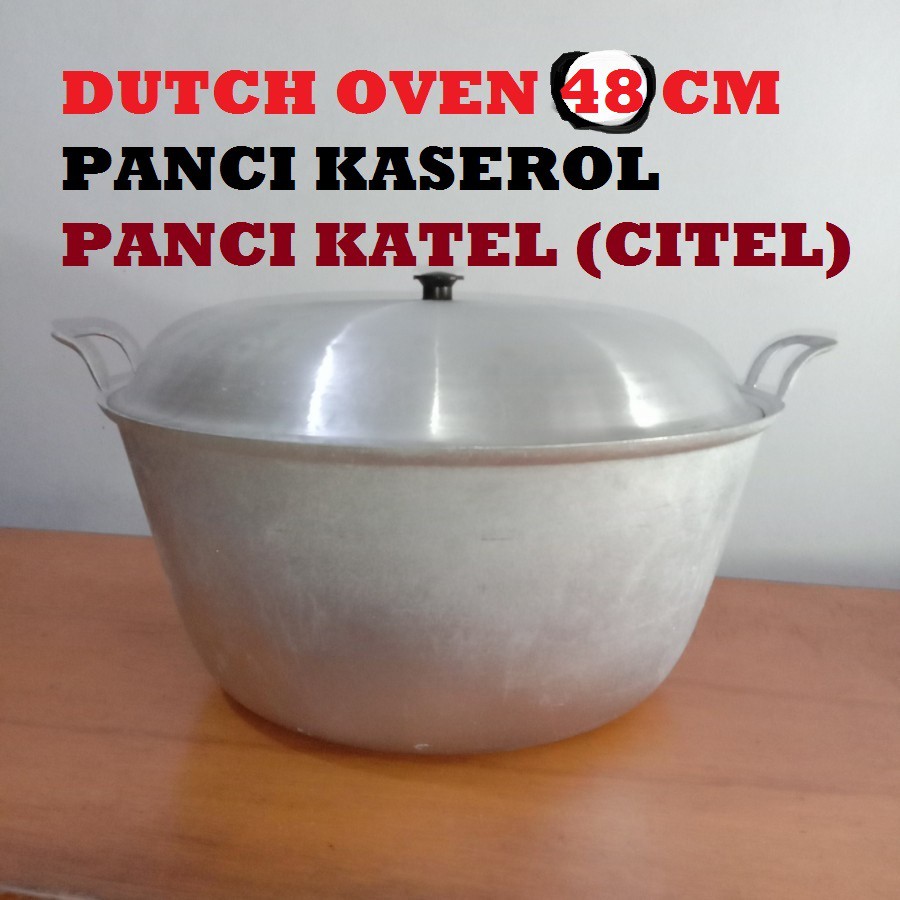 Dutch Oven / panci kaserol / Citel super besar no 20 Diameter 48 cm - 50 cm panci katel