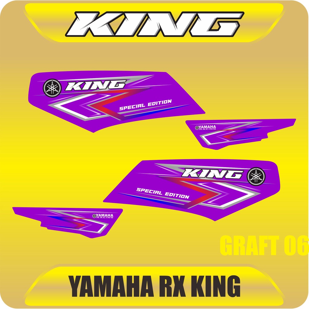 STRIPING RX KING VARIASI SIMPLE ELEGAN - MOTOR YAMAHA RX KING VARIASI STICKER STRIPING