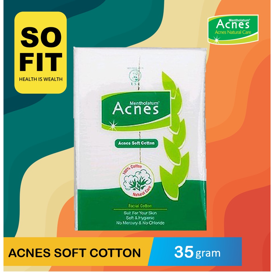 Acnes Soft Cotton 35gr / Acnes facial Cotton