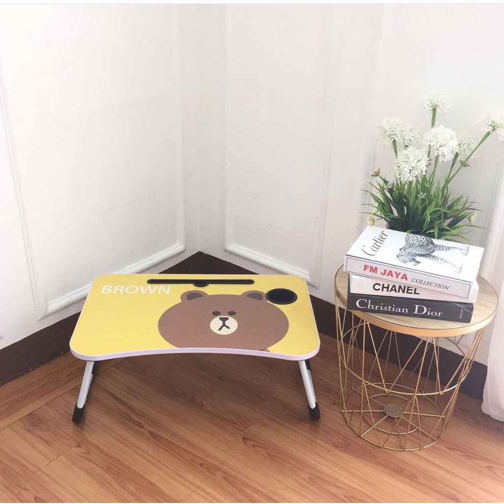 Meja Lipat Serbaguna Meja Lipat Meja Laptop &amp; Meja Belajar Karakter #drpstore