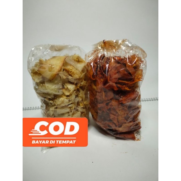 

kripset/kripik singkong/pedas dan gurih