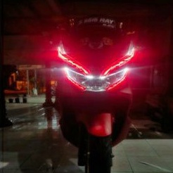 Stiker Alis Pcx 150 / Stiker Alis Atas Bawah / Stiker Alis Batik / Custeam Pcx 150