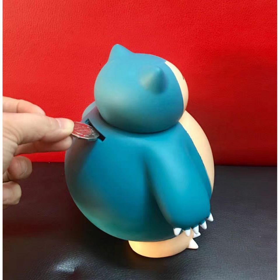 Mainan Celengan Bentuk Pokemon Snorlax Ukuran 14-16cm Untuk Hadiah Anak