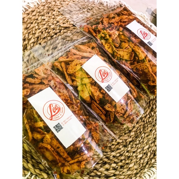 

Basreng pedas daun jeruk kemasan 100gram