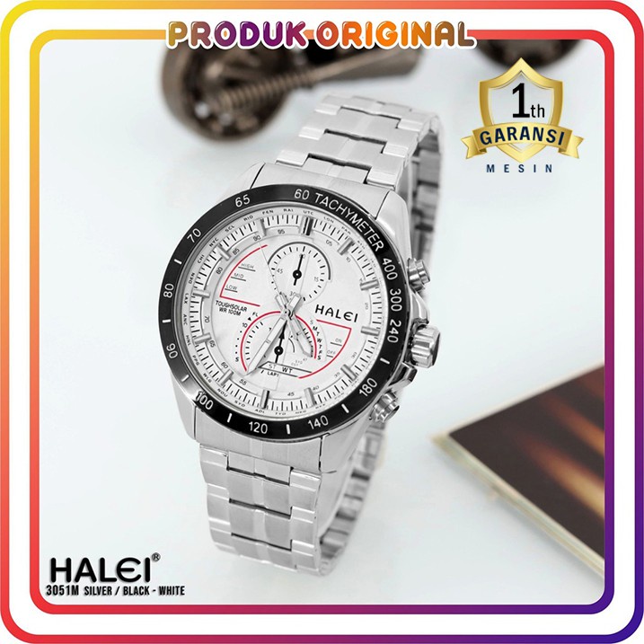 COD JAM TANGAN PRIA HALEI ORIGINAL KODE 3051 #WATER RESISTANT #JAM TANGAN PRIA STAINLESS STEEL