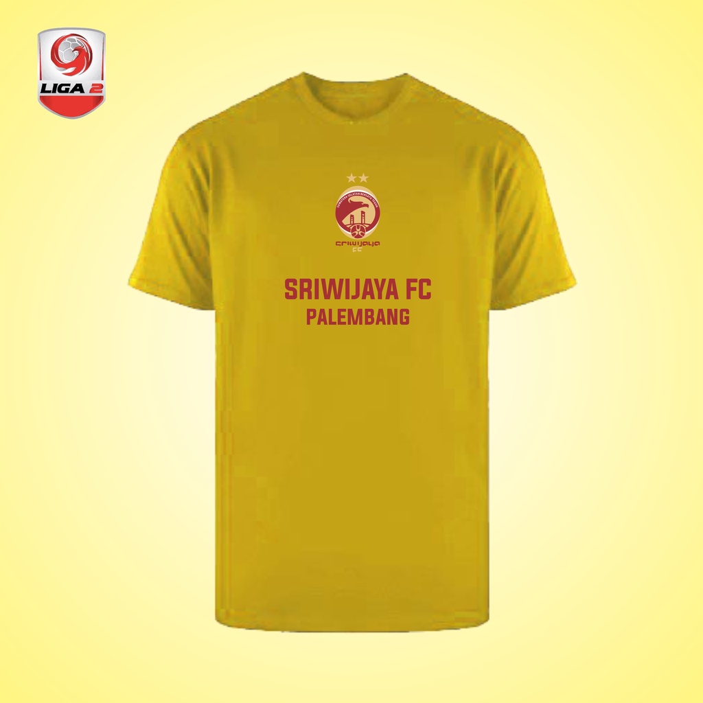 Kaos Distro Fans Sriwijaya FC Palembang, Oblong katun Liga 2 Indonesia Laskar Wong Kito