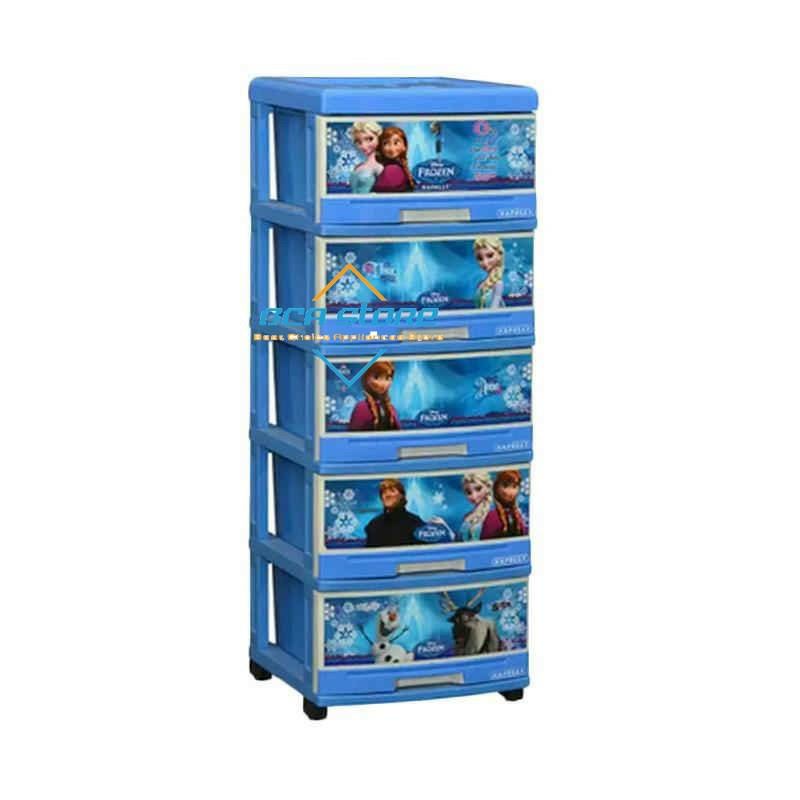 LEMARI PLASTIK NAPOLLY 5 SUSUN FROZEN