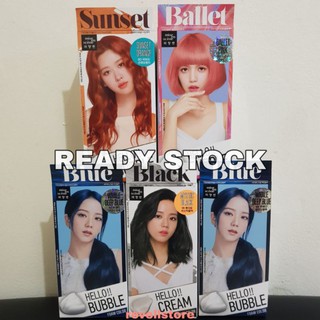 MISE EN SCENE HELLO  BUBBLE  CAT  RAMBUT  HAIR COLOR BLACKPINK  