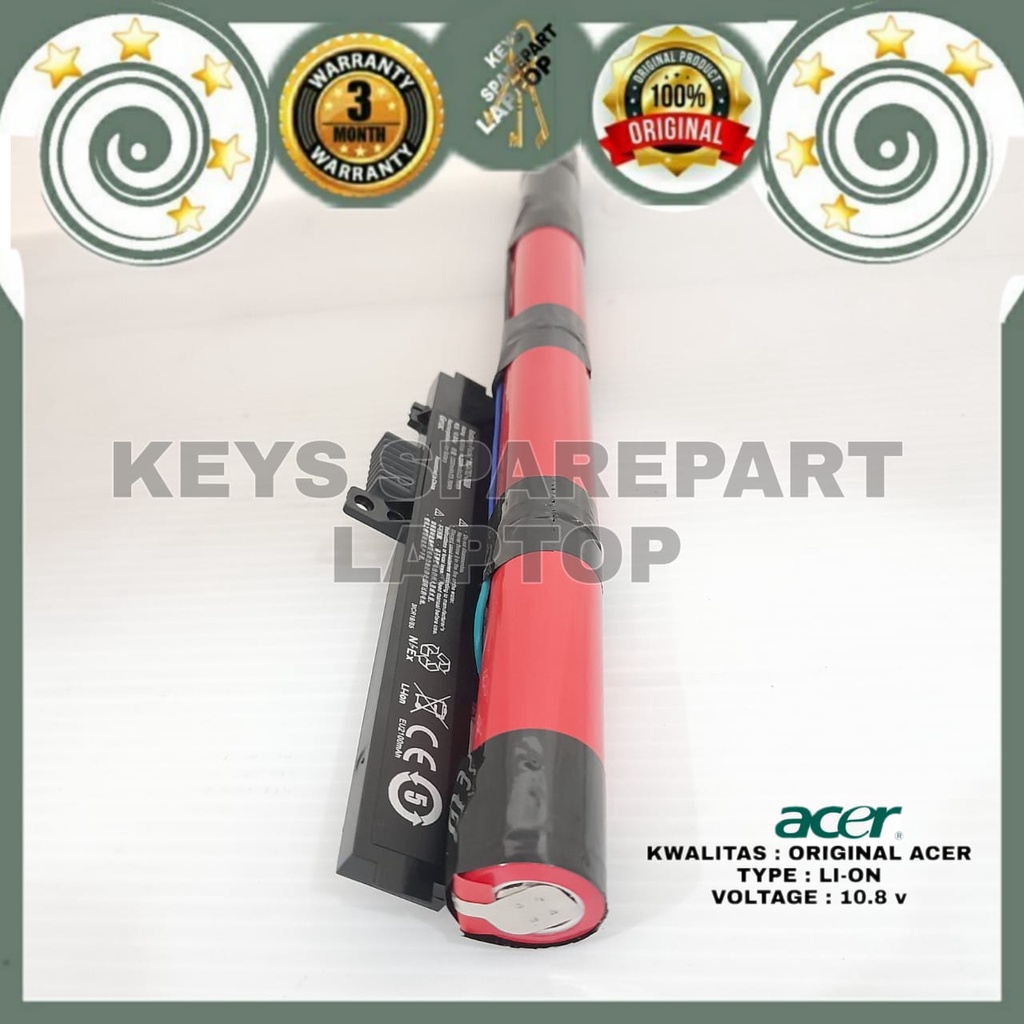 Baterai batre battery Laptop ACER aspire ONE 14 14Z Z1401 Z1401-38GR NC4782-3600 z1401-C9UE Z3-451 Z1-401-C91N 14 Q4Z ORIGINAL