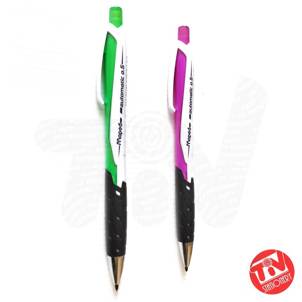 

Pensil Mekanik MAPED Black'Peps Automatic (no-click) 0.5mm