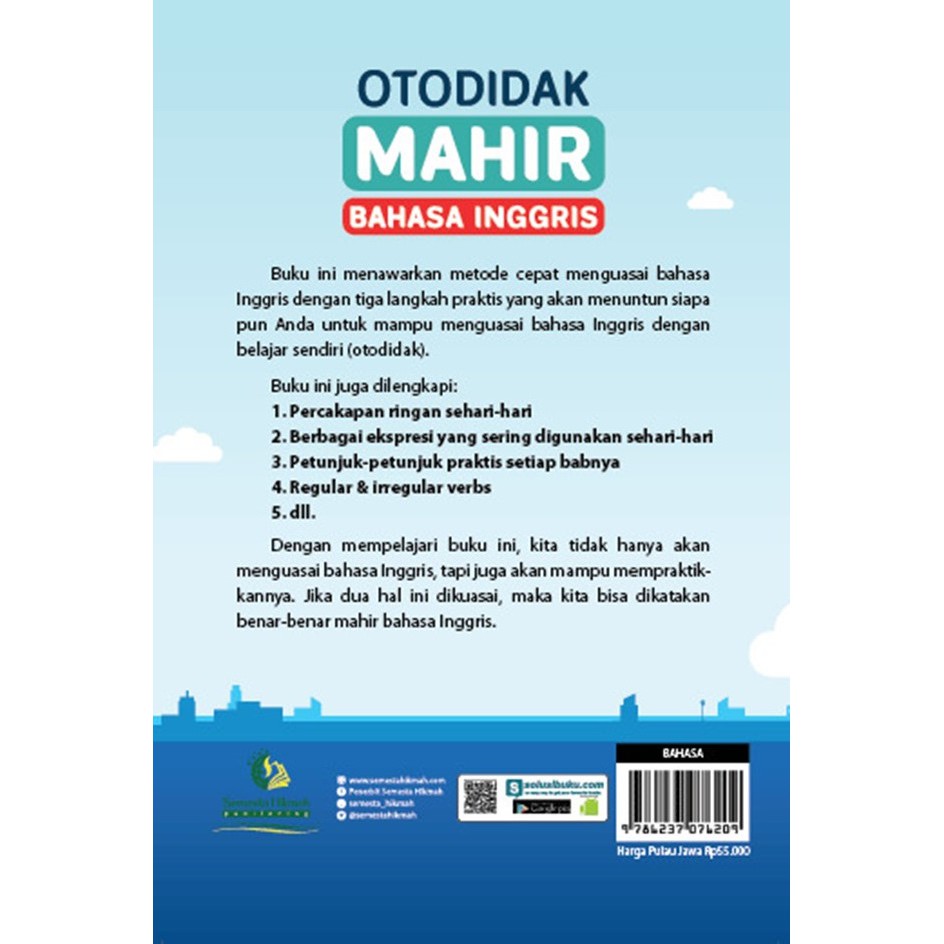 Buku Otodidak Mahir Bahasa Inggris Shopee Indonesia