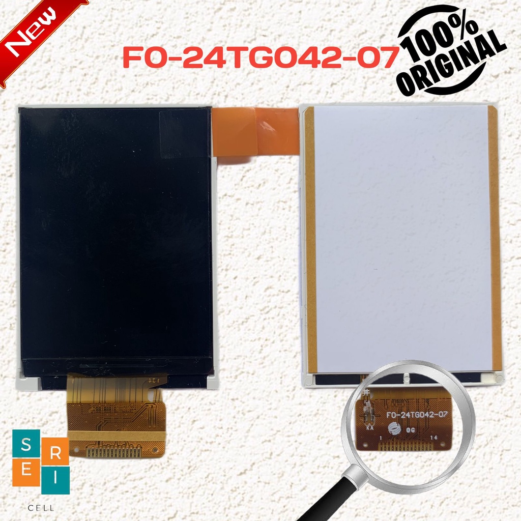 LCD 2.4 inch TFT HP Tombol Pin 14, LCD Candybar PIN 14 LCD Cina Pin 14 Kondisi Baru (LCD Tombol MITO