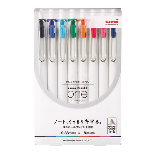 

Uni Ball One 8-Color set 0.38mm UMN-S-38 8C
