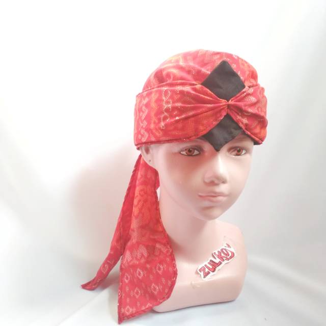 Blangkon ikat kepala bando Udeng Totopong Jawa Sunda anak anak bayi batik