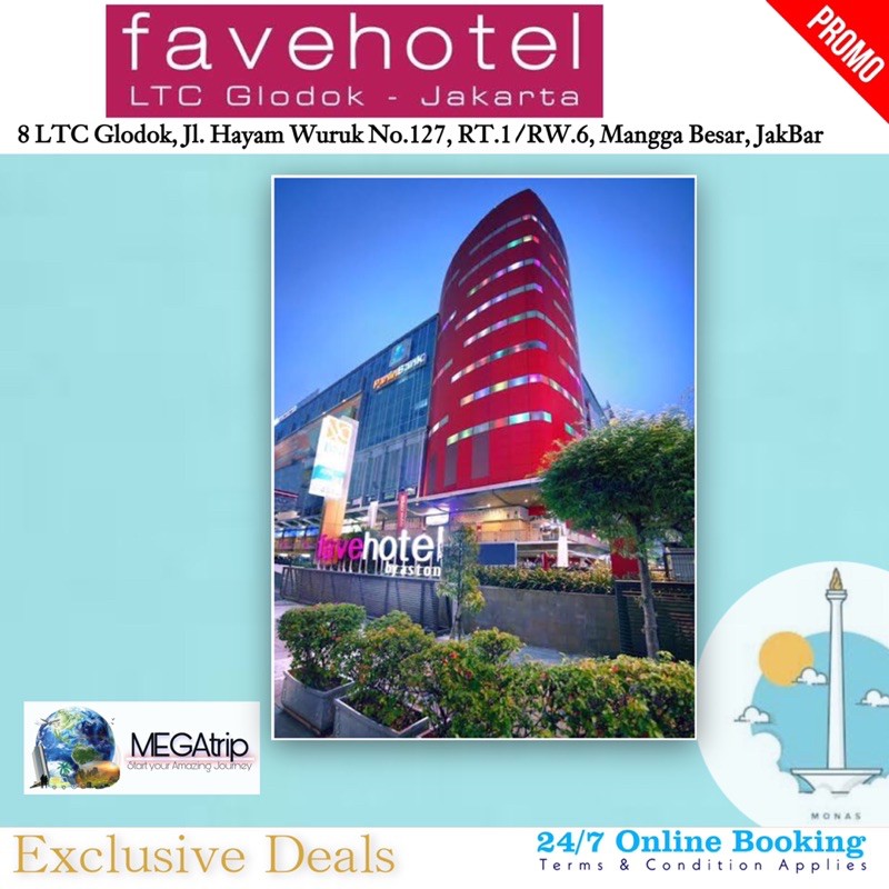 Voucher Hotel FAVE LTC GLODOK JAKARTA