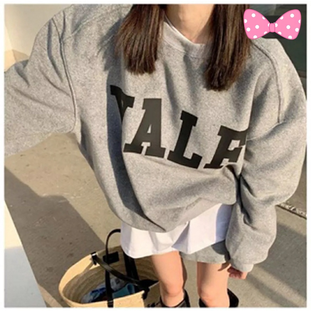 SWEATER OVERSIZE YALF CREWNECK SWEATSHIRT / SWEATER UNISEX