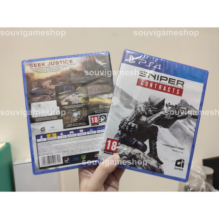 PROMO  PS4 SNIPER GHOST WARRIOR CONTRACTS CD GAME BD PS 4 English