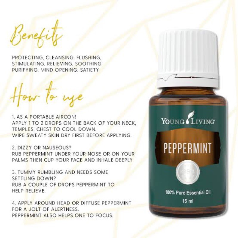 Peppermint Essential Oil Young Living