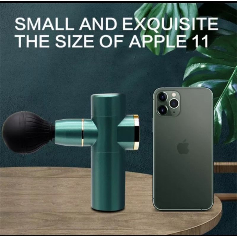 portable massage gun muscle relaxation therapy / alat pijat travel