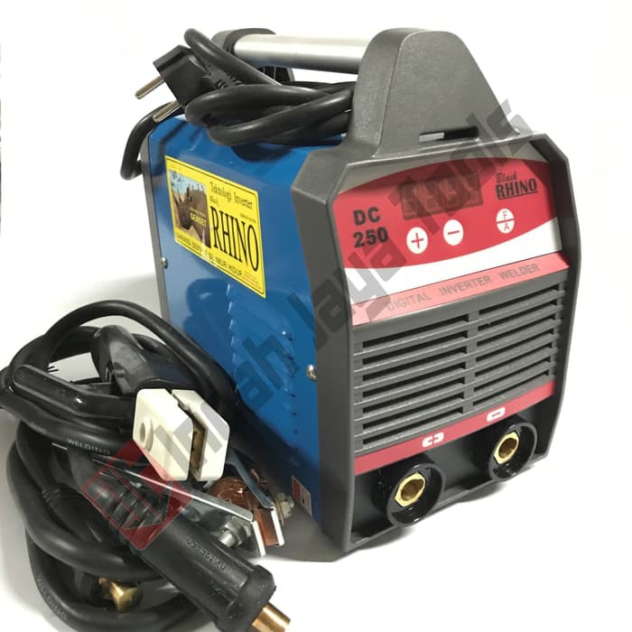 RHINO MMA DC 250 A Mesin Las Listrik Inverter Travo 1 PHASE