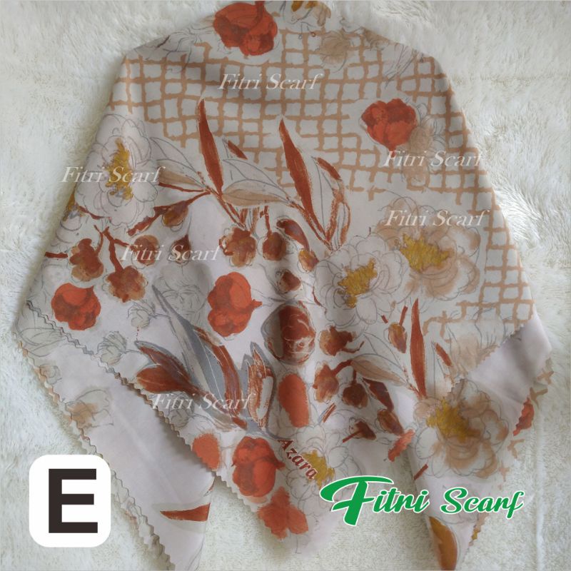Jilbab PILIH WARNA PILIH MOTIF AZARA LASER segiempat  motif hijab motif kerudung DANISA D2 100-E