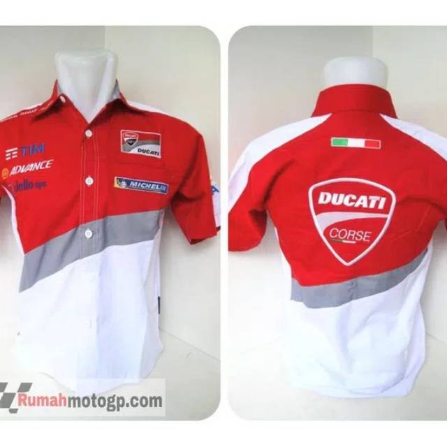 BAJU KEMEJA DUCATI MOTO GP OTOMOTIF