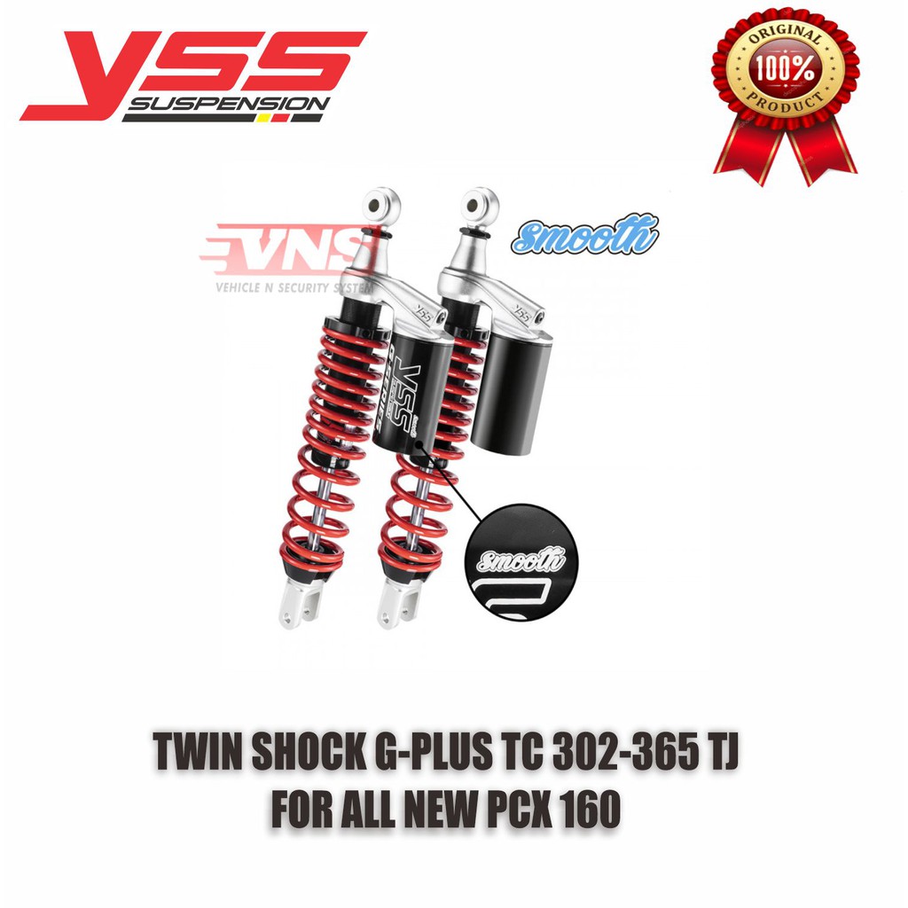 Shockbreaker Twinshock Yss Pcx 160 G-plus TC302-365T Original