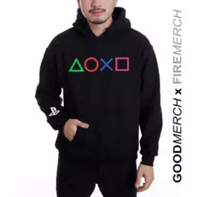 HOODIE SONY PLAYSTATION BUTTON