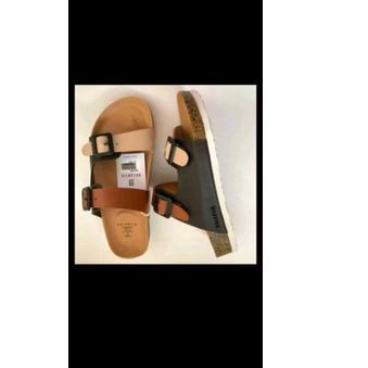 [PRODUK FP9IU] Sandal Sendal Selop Santai Cantik Wanita Cewek Teplek Slobong Rainbow Ukuran 35 36 Re