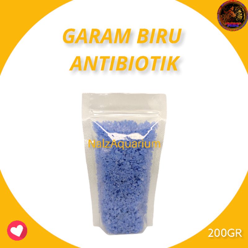 

GARAM BIRU ANTIBIOTIK BLUE SALT 200GRAM UNTUK PENCEGAHAN PENYAKIT IKAN