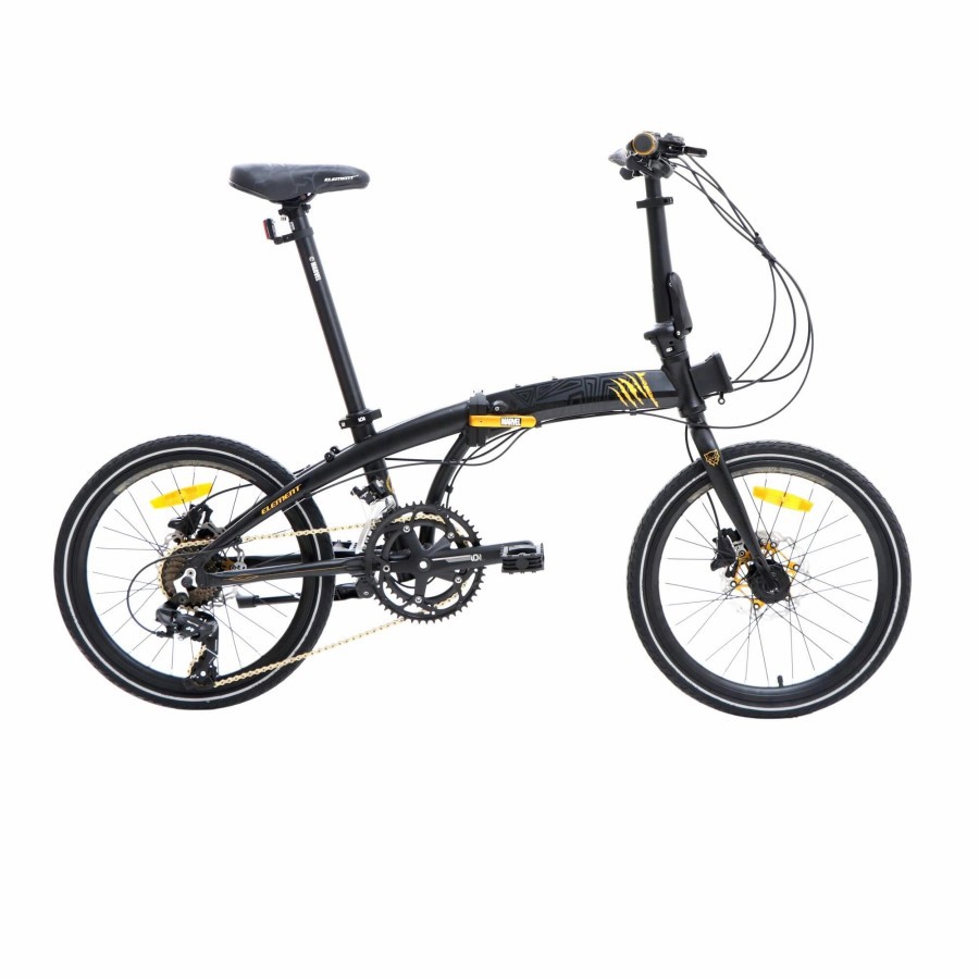SEPEDA LIPAT ELEMENT ECOSMO Z8 BLACK PANTHER 20 INCH