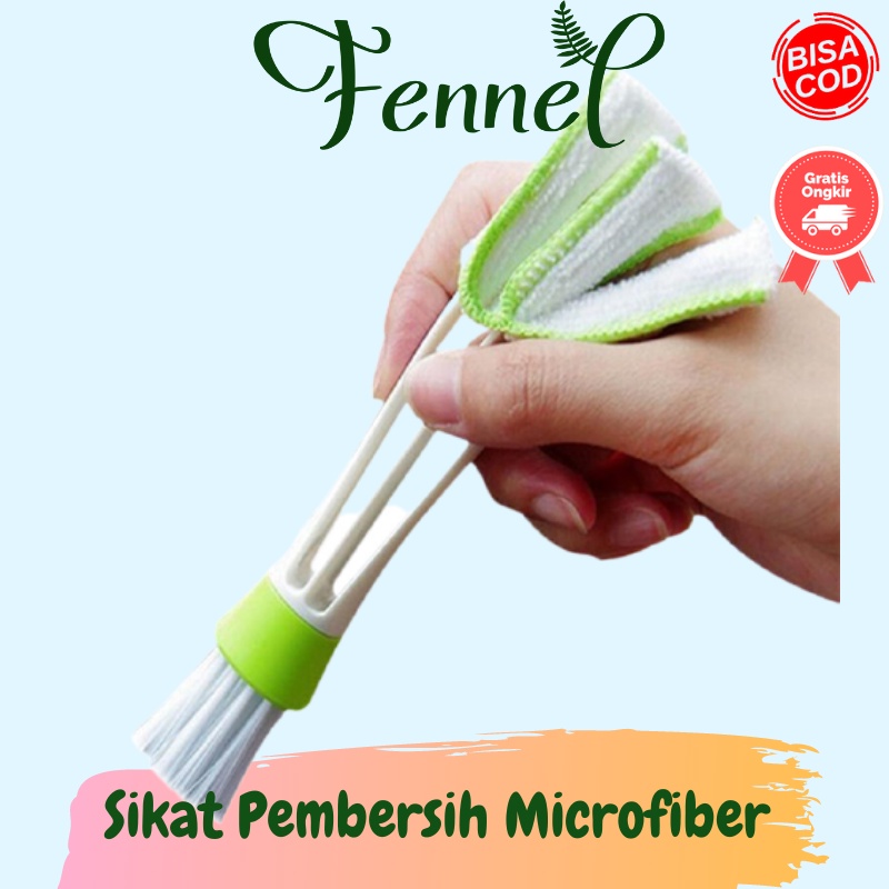 Sikat Pembersih Microfiber Duster Brush Q128