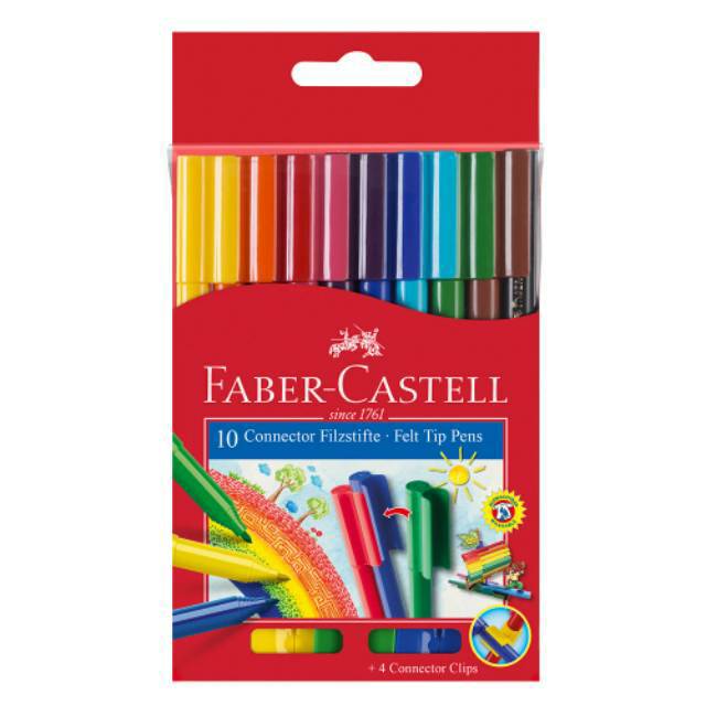 

Connector Pen Faber Castell Isi 10 Warna
