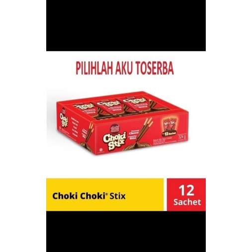 

Choki Choki Stix 1 box isi 12 pcs/ Snack Grosir Termurah / Choki Stik Coklat