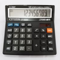 

kalkulator citizen ct-555n 12 digit check & correct ct 555 n