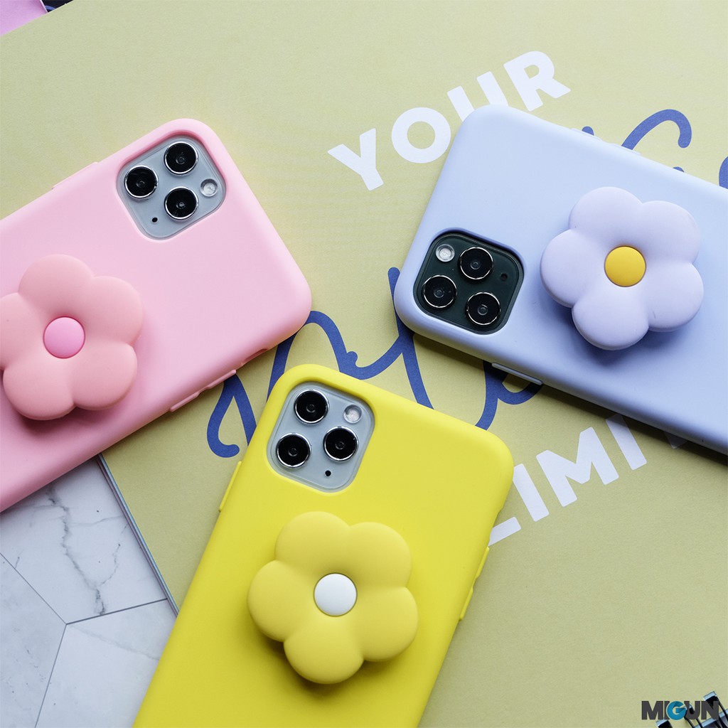 NEW BLOOMING CASE (2)- FREE airpop OPPO  (tersedia juga iPhone &amp; VIVO)