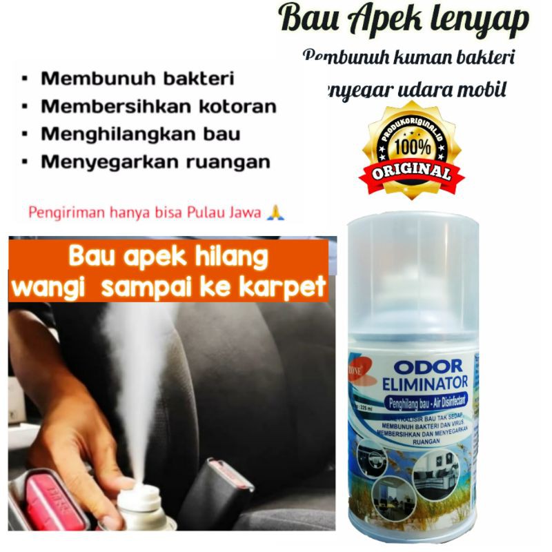 Air refresher Penghilang bau apek odor eliminator 250 mili penyegar udara AC mobil