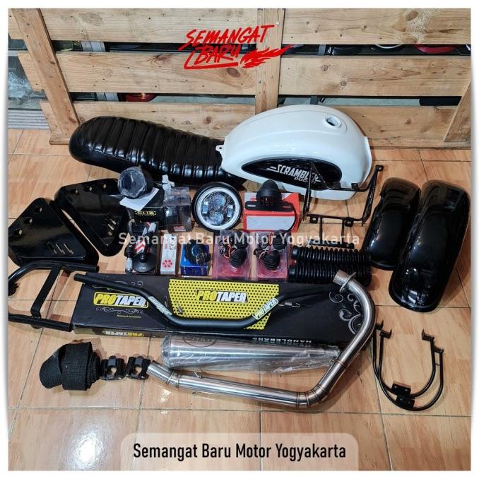 PAKET JAPSTYLE DUCATI SCRAMBLER MEGAPRO, BYSON, SCORPIO , THUNDER