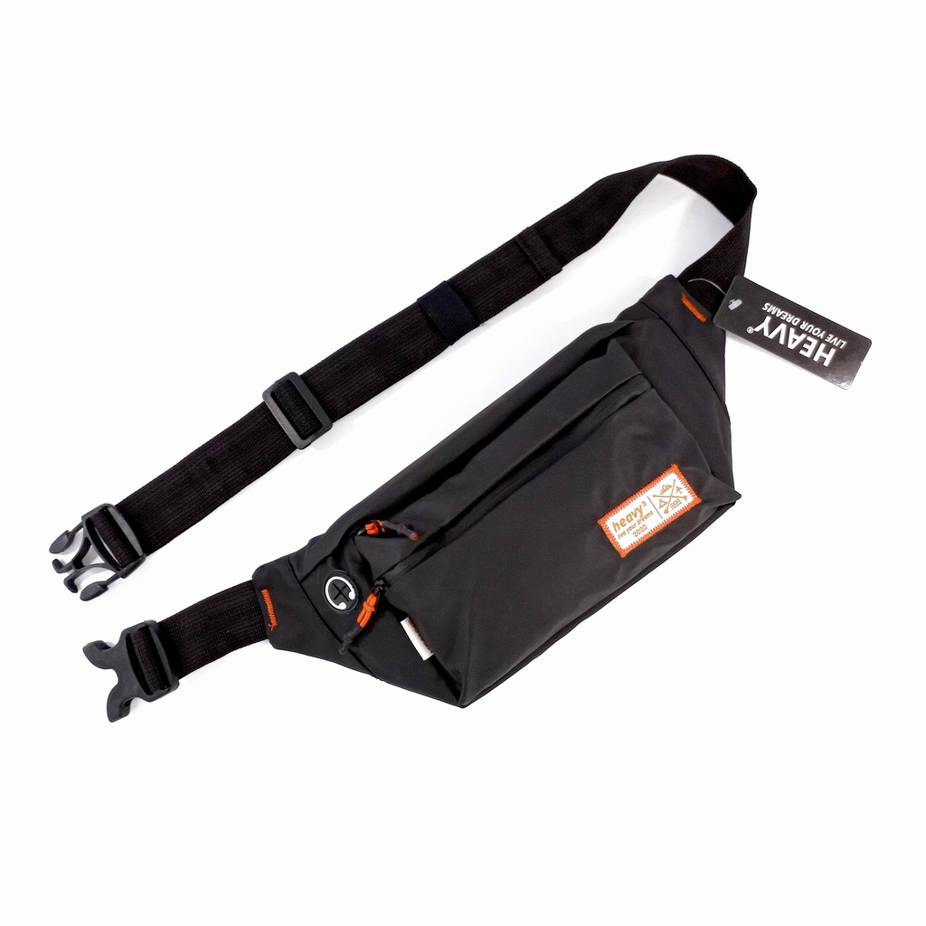 [HEAVY] Tas Waistbag Heavy pnck-0138 anti air | Tas pria - Tas Pinggang