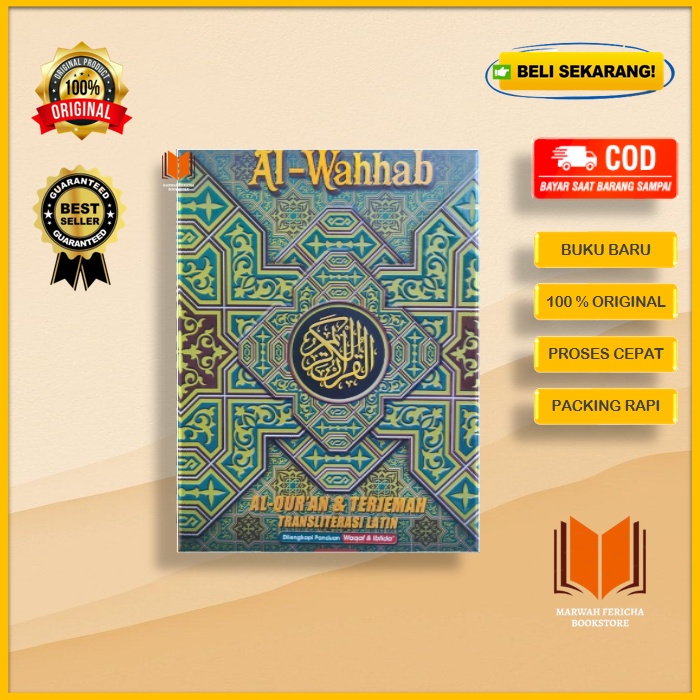 Al Wahhab AlQuran dan Terjemahan Transliterasi Latin A4 Besar