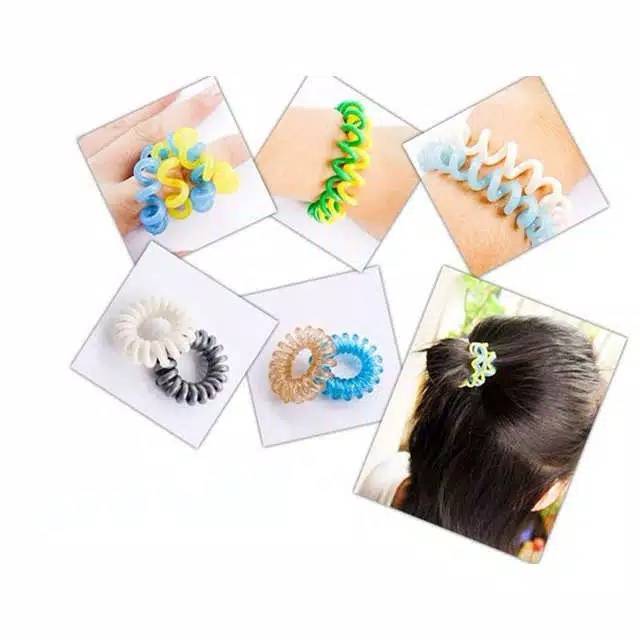 ❤️G.A.SHOP❤️ KARET RAMBUT SPIRAL / IKAT RAMBUT SPIRAL BESAR