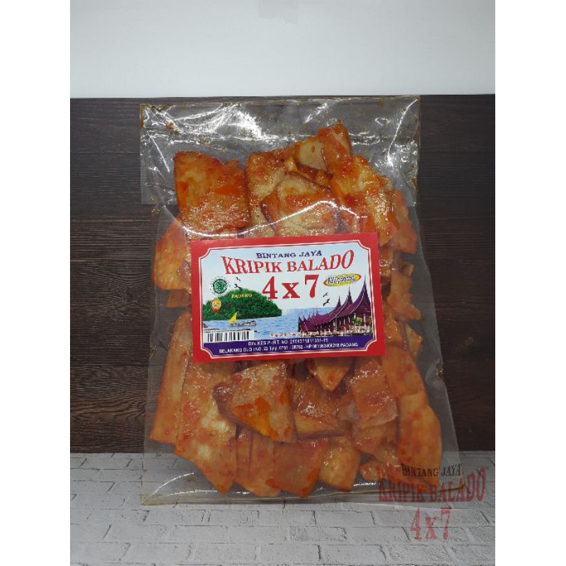 

Keripik Balado Sanjai Kripik Sanjai Rencong Kripik Balado Sanjay Merk 4x7 250gr