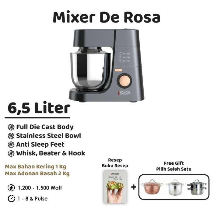 Signora MIXER DE ROSA + BONUS HADIAH KATEGORI 6!